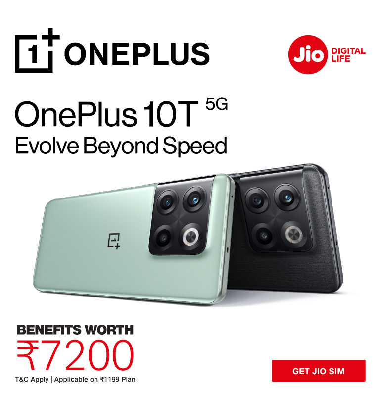 OnePlus 10T 5G  Evolve Beyond Speed 